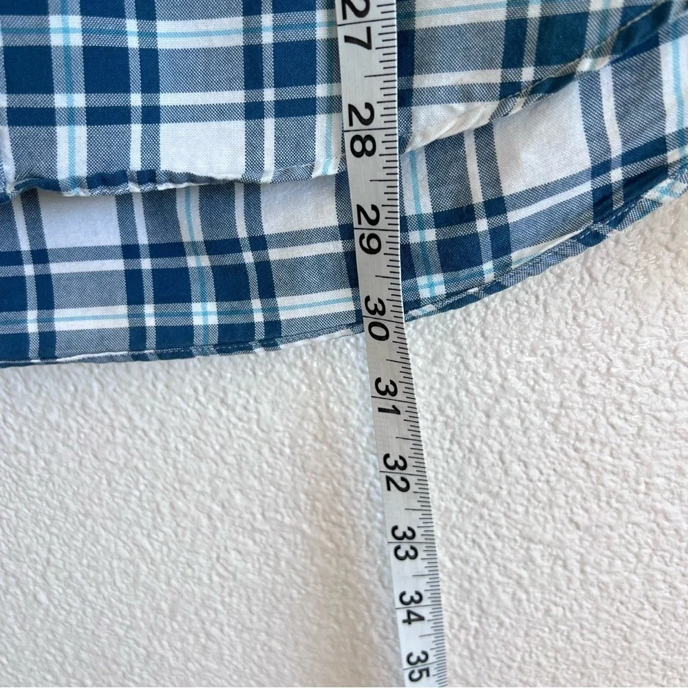 J. Crew Men’s Long‎ Sleeve Madras Oxford Shirt